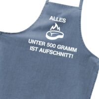 Grillschürze Alles unter 500 Gramm ist Aufschnitt