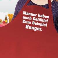 Grillschürze Männer haben auch Gefühle Zum Beispiel Hunger