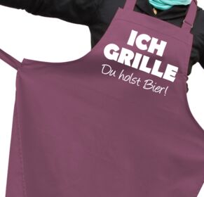 Grillschürze Ich grille du holst Bier