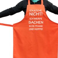 kochschürze ich koche nicht ich werfe sachen in die pfanne und hoffe