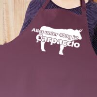 Grillschürze Alles unter 400g ist Carpaccio