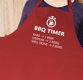 Grillschürze BBQ Timer