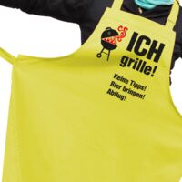 Grillschürze Ich grille, keine Tipps, Bier bringen, Abflug