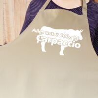 Grillschürze Alles unter 400g ist Carpaccio