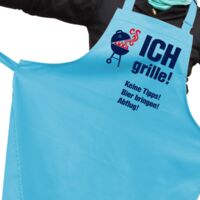 Grillschürze "Ich grille, keine Tipps, Bier bringen, Abflug."