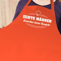 Echte Männer brauchen keine Rezepte Grillschürze