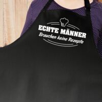 Echte Männer brauchen keine Rezepte Grillschürze